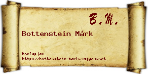 Bottenstein Márk névjegykártya